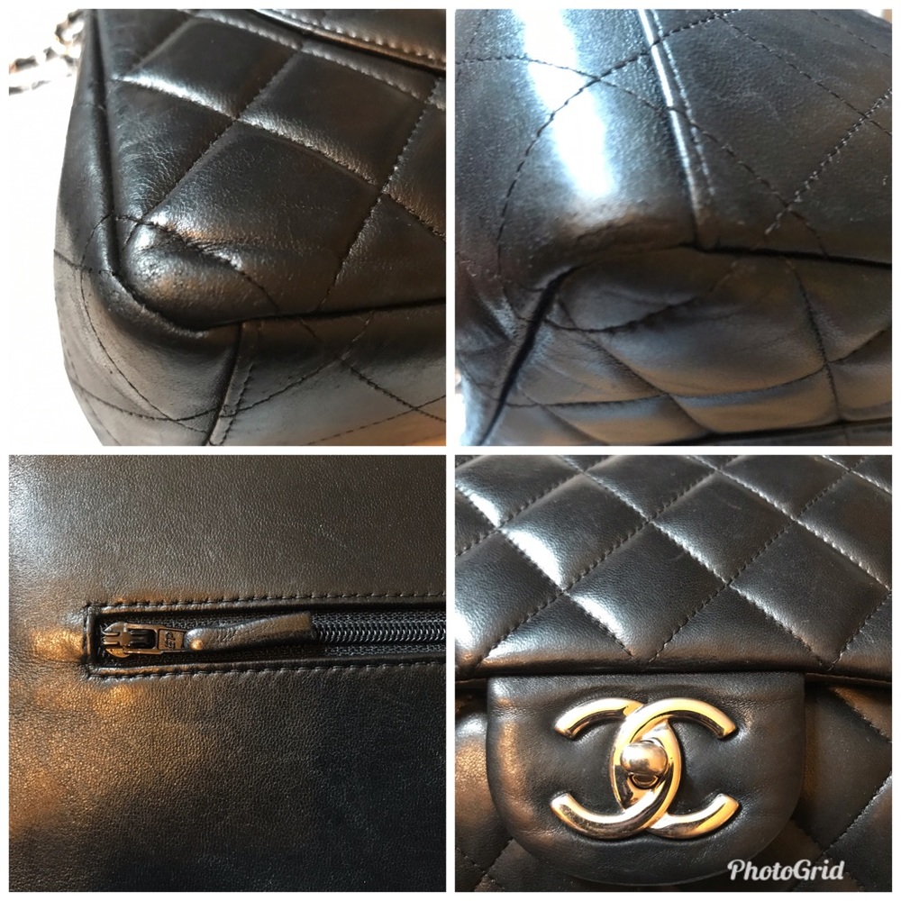 SOLD Authentic Chanel Maxi Double Flap Bag - Picture 6 of 10